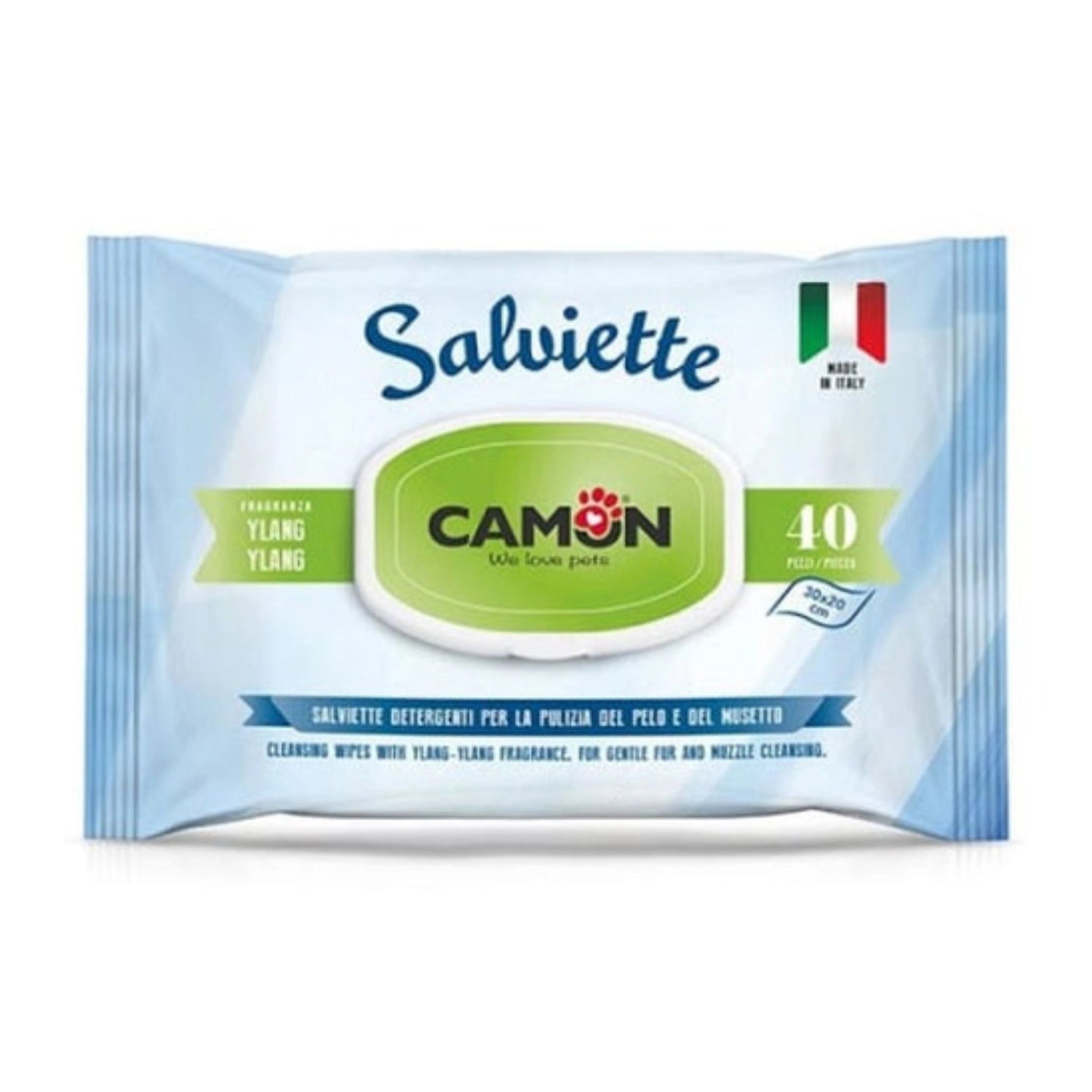 Camon Ylang Ylang Pet Cleaning Wipes 40pcs Dog & Cat Hygiene Wipes