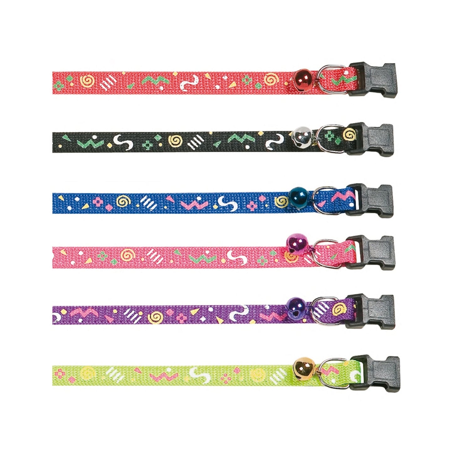 Cat Collar Party Multiple Colours 25-35cm 10mm With Bell
