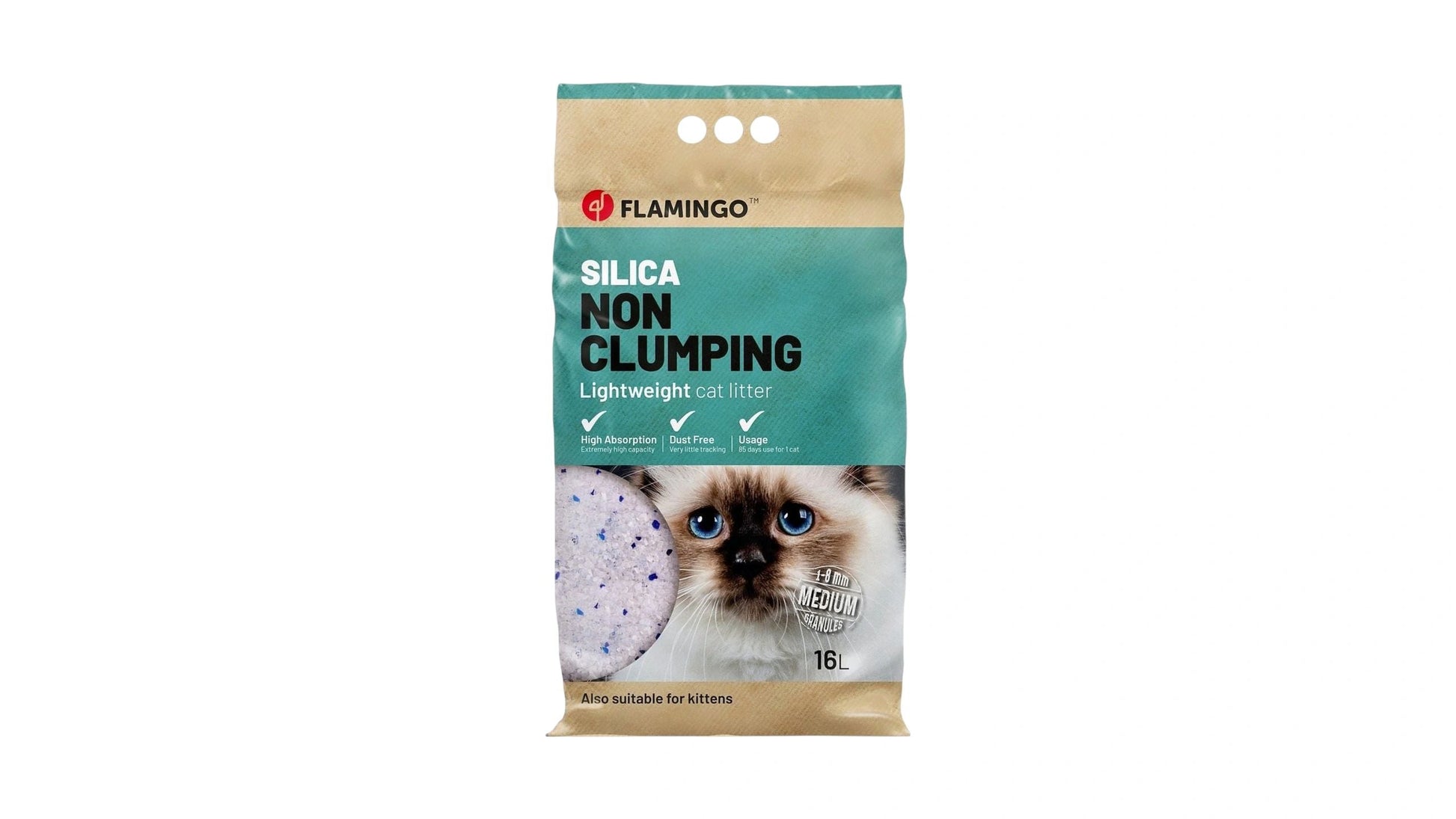 Cat Litter Silica Medium grains 16L