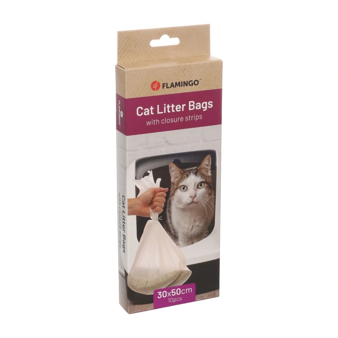 Cat Litter Tray Liners / Bags (10 Pieces) 30x50cm