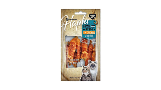 Cat Treats Snacks Hapki Dried Fish with chicken & Fish