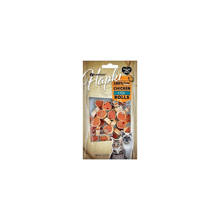 Cat Treats Snacks Hapki Sushi rolls Fish & with chicken 50g