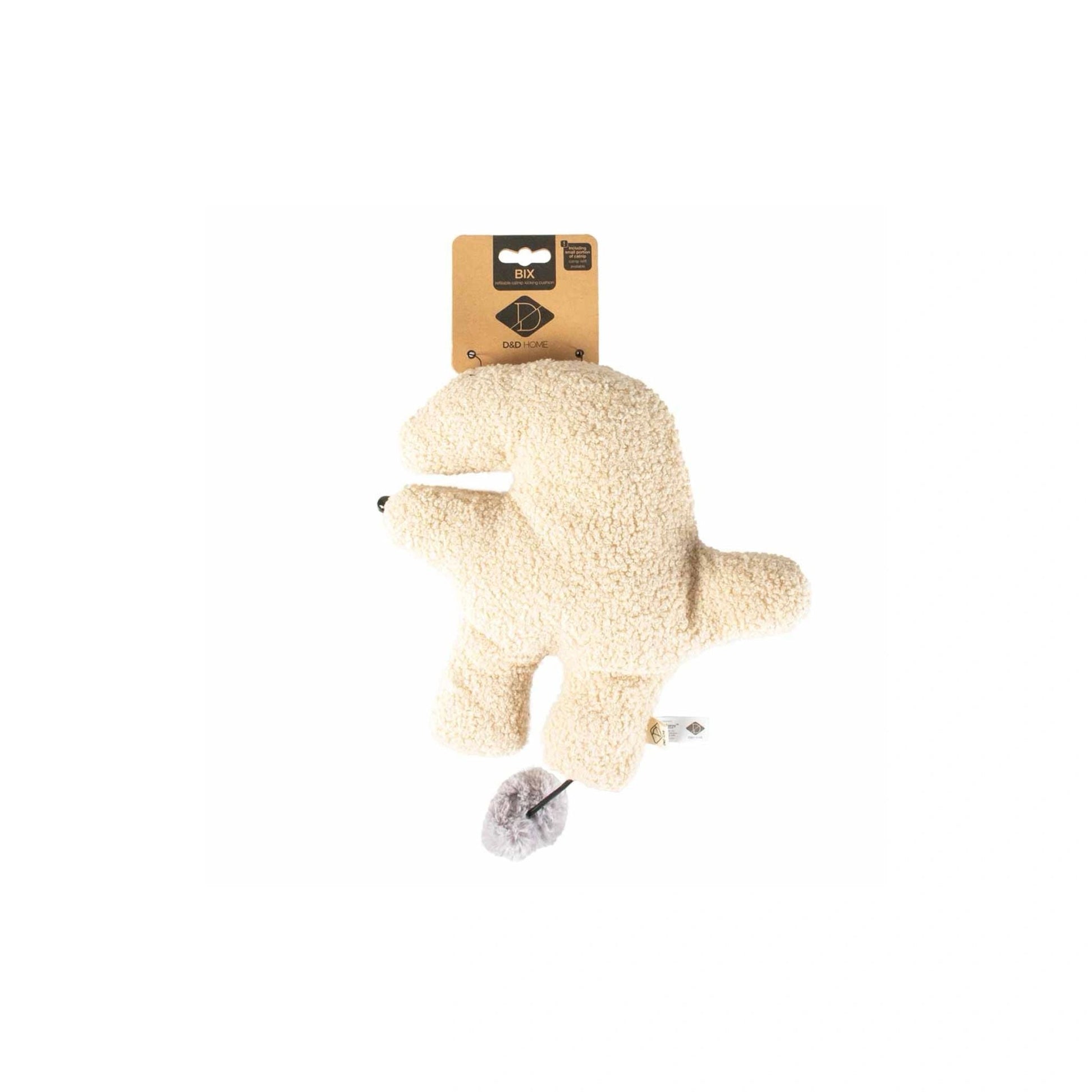 Catnip Kicking Cushion Beige Cat Toy Malta