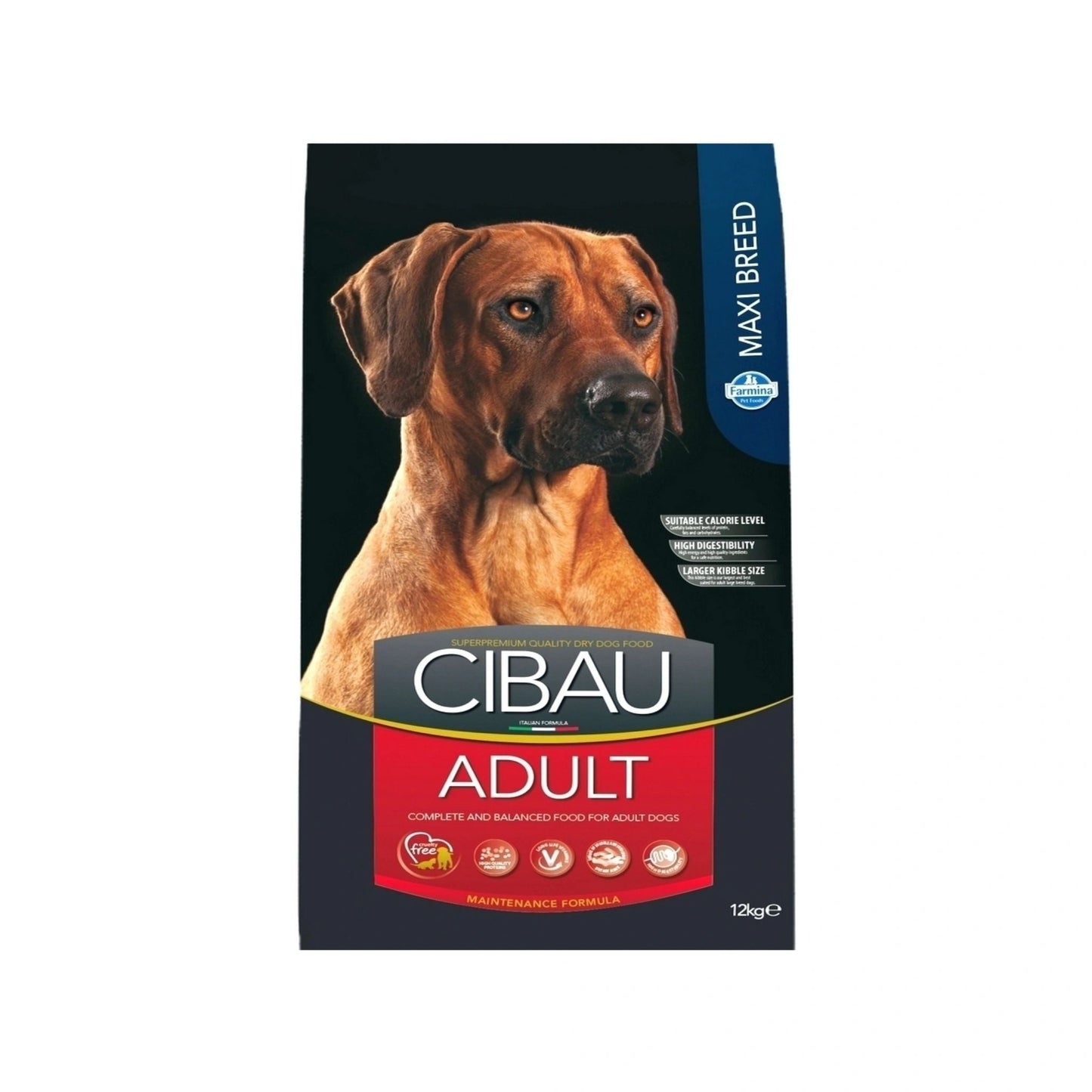 Cibau Adult Maxi Breed Dog Food 12kg | Chicken Recipe for Large Dogs