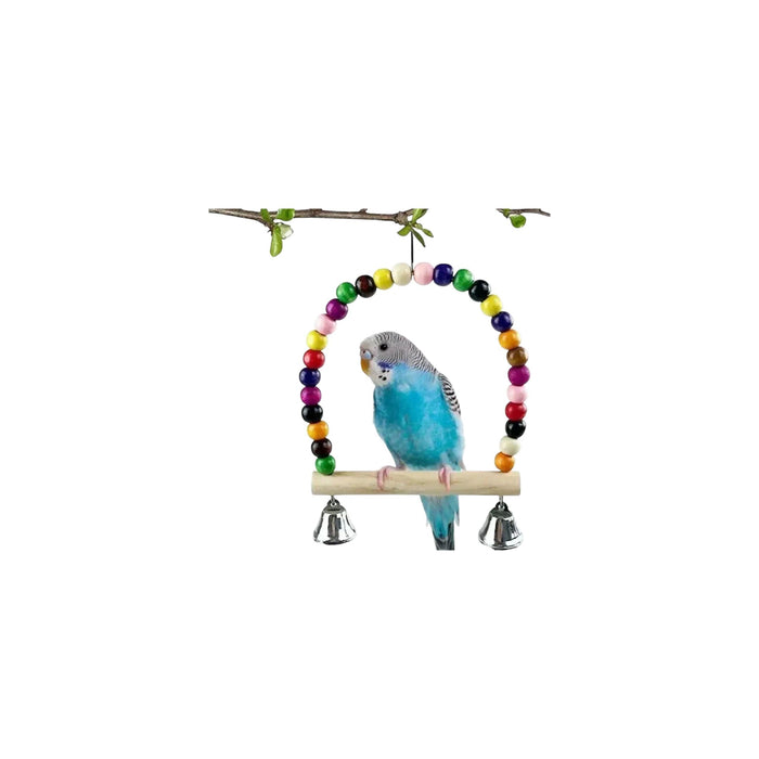 Colorful Small Parakeet Bird Swing Toy