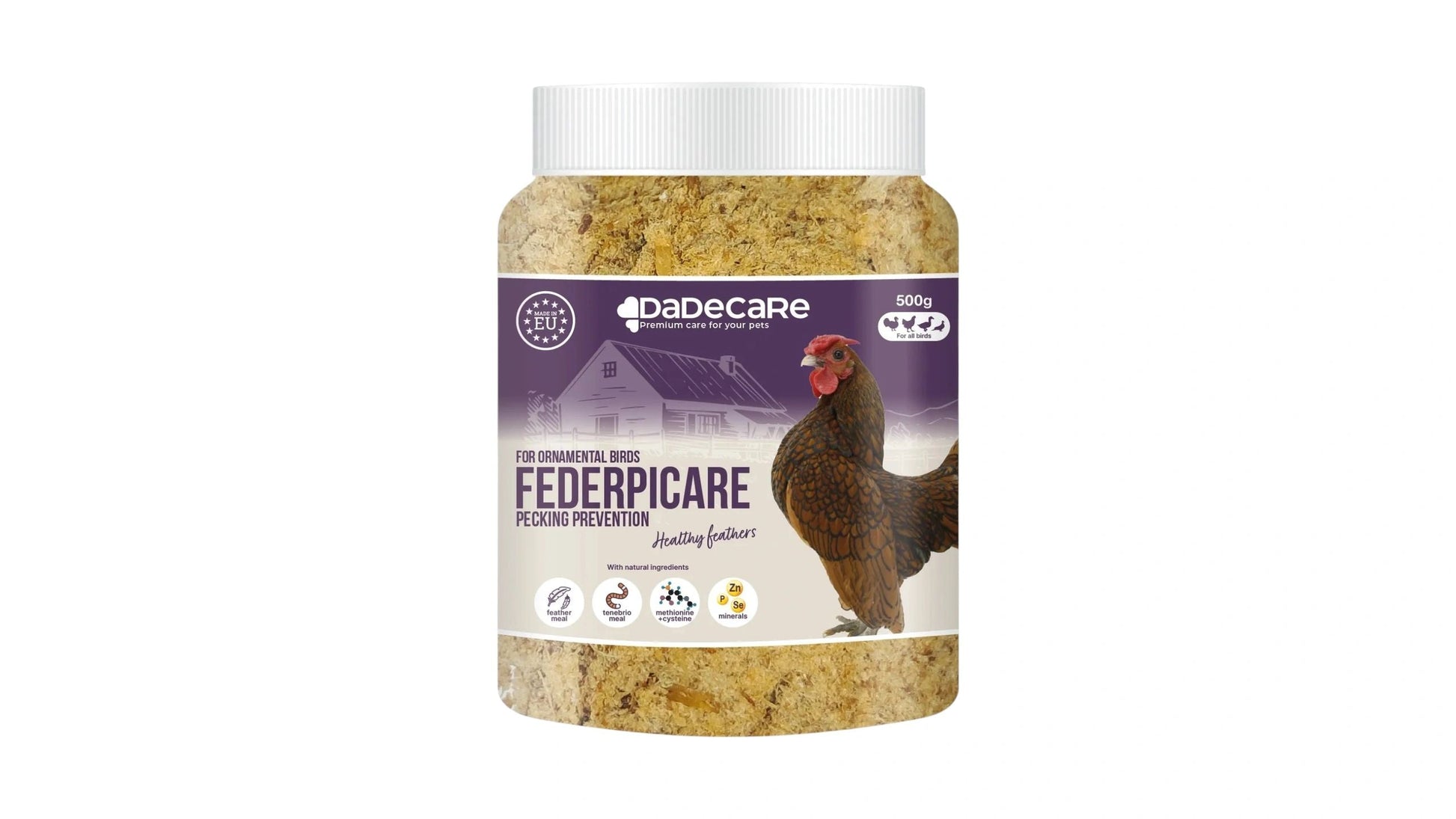 Dadecare Bird Federpicare, 500ml (Anti Pecking & Cannibalism)
