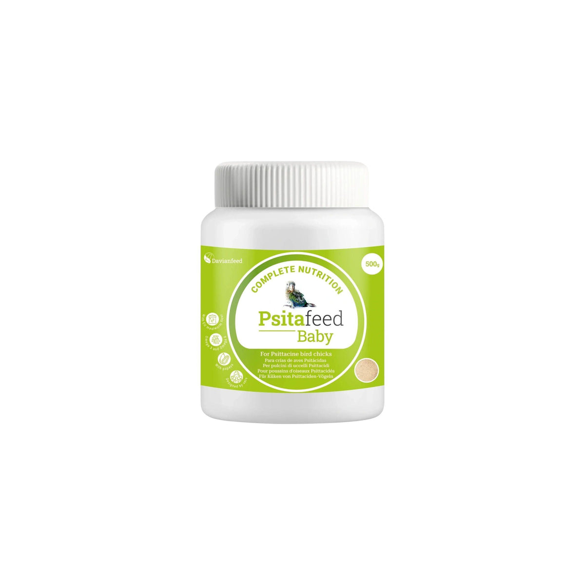 Davianfeed Psitafeed Baby Bird/Parrot Hand Rearing Food, 500g