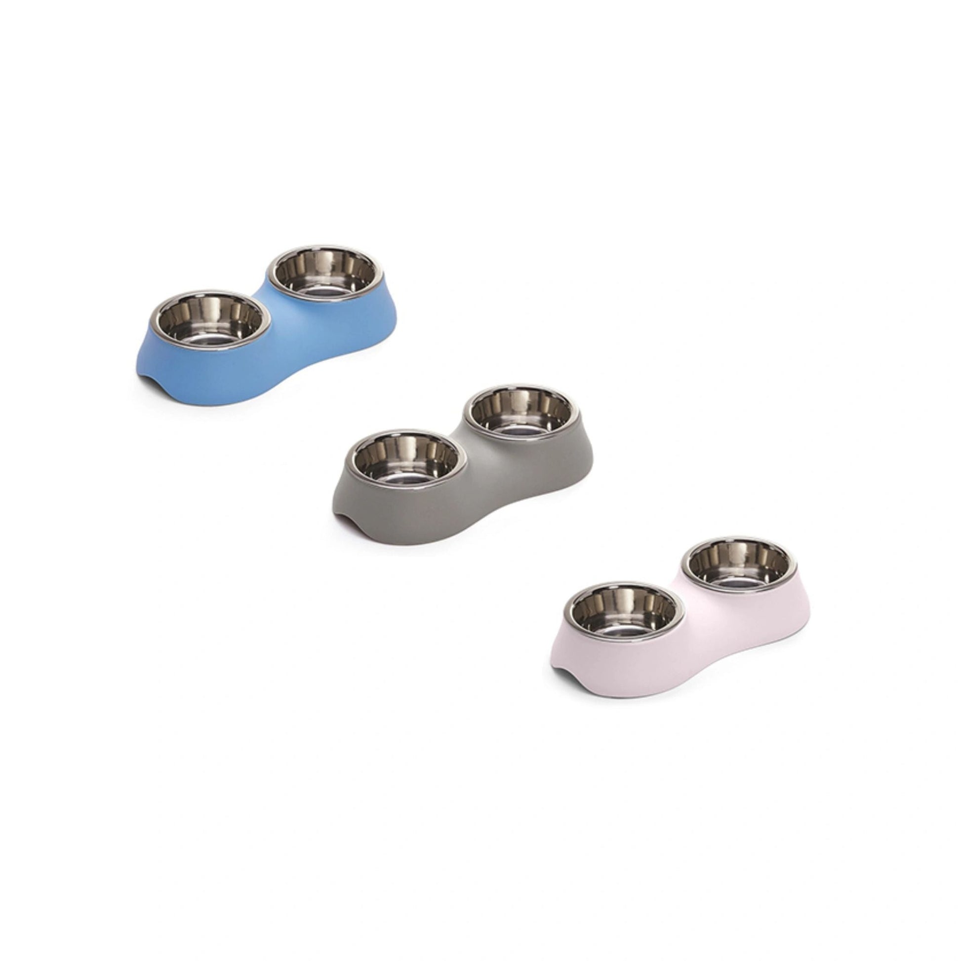 Diva 22 Double Bowl for Cats & Small Dogs (0.8L): Stylish & Practical Dining