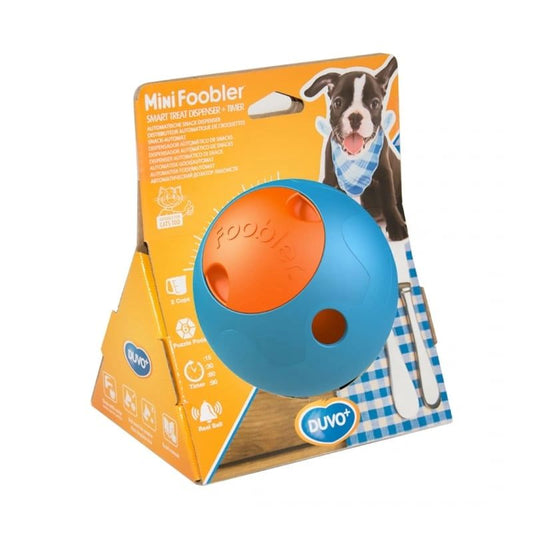 Duvo Foobler Mini Smart Dog Toy Treat Dispenser Interactive Feeder