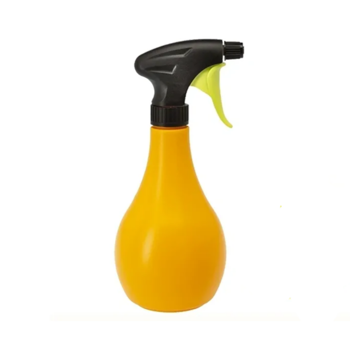Epoca Jolie 1L hand sprayer in mandarin orange with a black nozzle and lime green trigger on a white background.