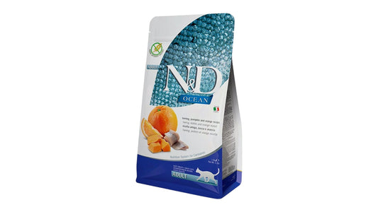 N & D Cat Food Herring & Orange Ocean 1.5kg