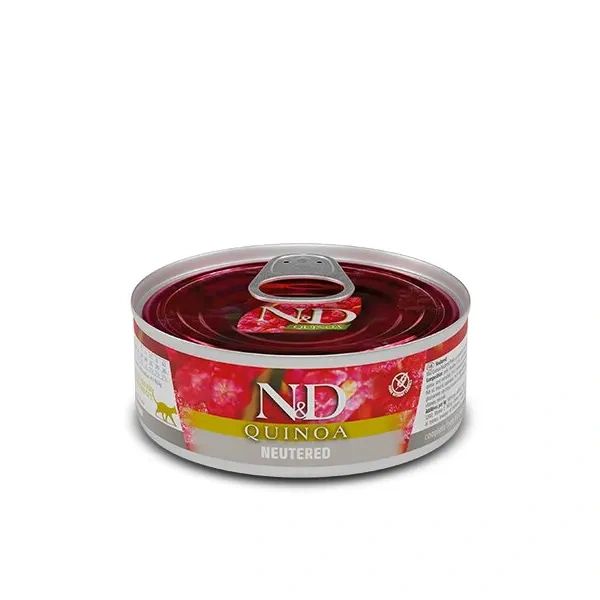 Farmina N&D Cat Quinoa Neutered Pork Wet Food for Adult Cats 80g