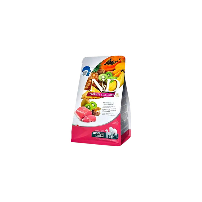 N&D Dog Food tropical adult medium maxi salmon 2kg