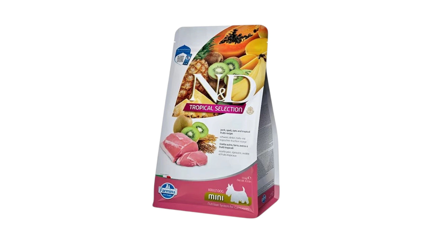 N&D Dog Food tropical adult mini pork 1.5kg