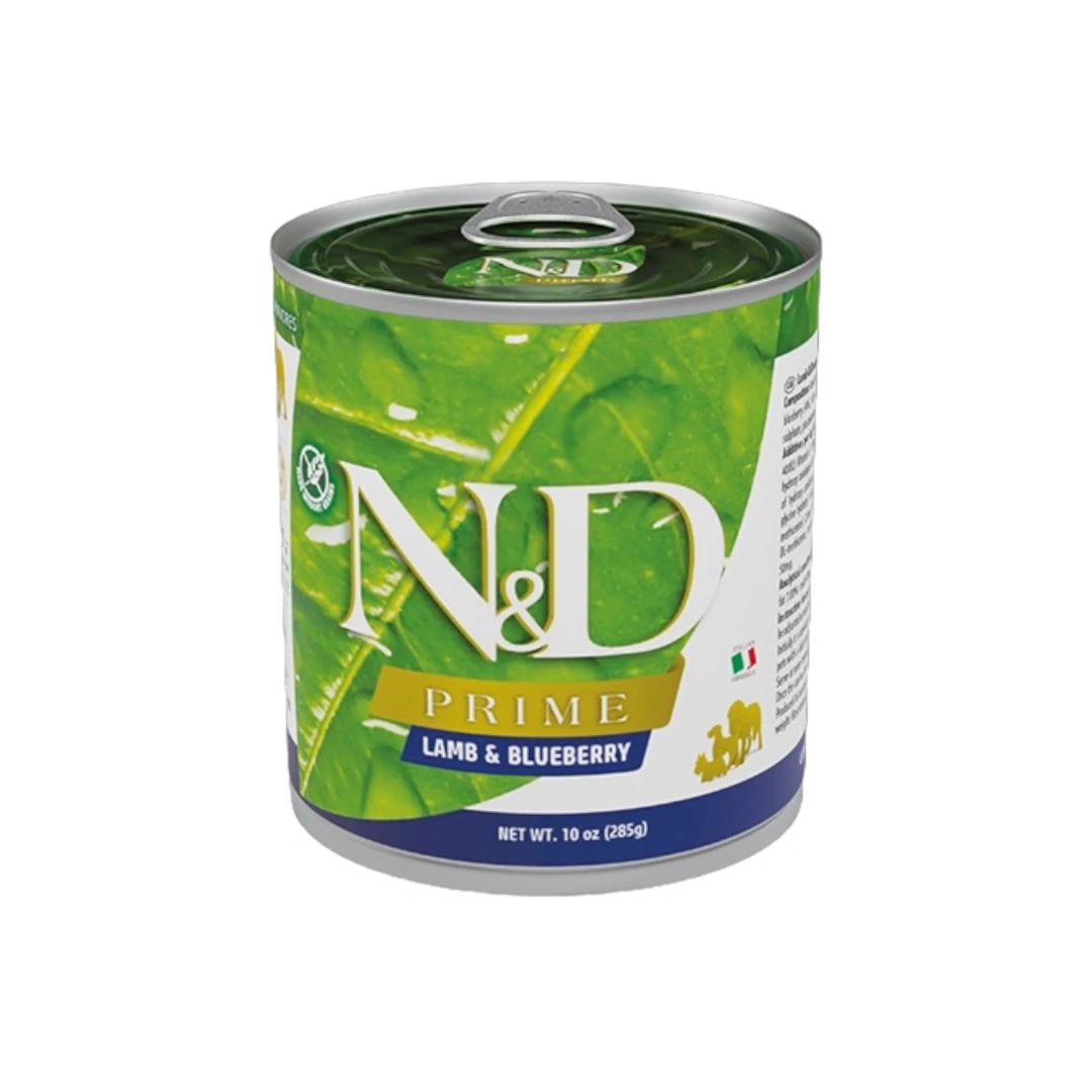 N&D Dog Prime Adult Wet Dog Food - Lamb and Blueberry 285gr