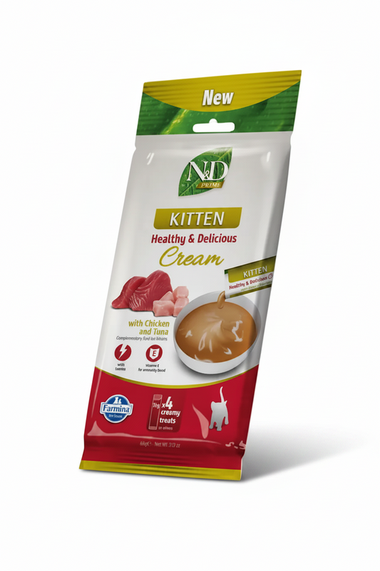 Farmina N&D Prime Kitten Chicken & Tuna Cream 60g