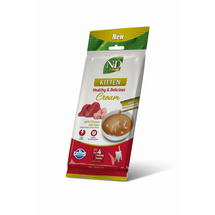 Farmina N&D Prime Kitten Chicken & Tuna Cream 60g
