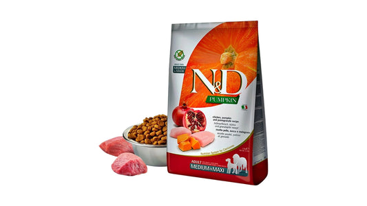 N&D Pumpkin Dog Food Adult Medium & Maxi Chicken and Pomegranate 2.5KG