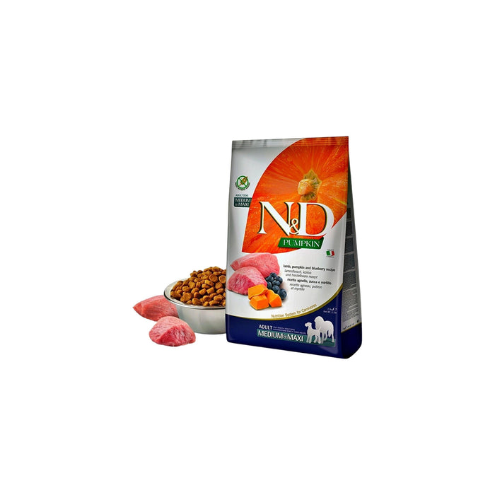 N&D Pumpkin Dog Food Adult Medium/Maxi Lamb, Pumpkin and Blueberry, 2,5kg