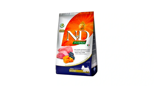 N&D Pumpkin Dog Food Adult Mini Lamb & Blueberry 2.5KG