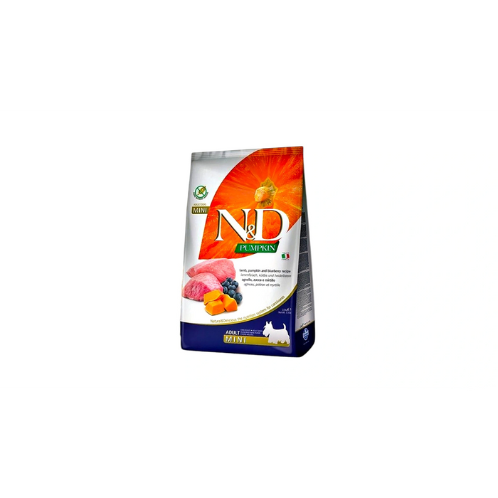 N&D Pumpkin Dog Food Adult Mini Lamb & Blueberry 2.5KG