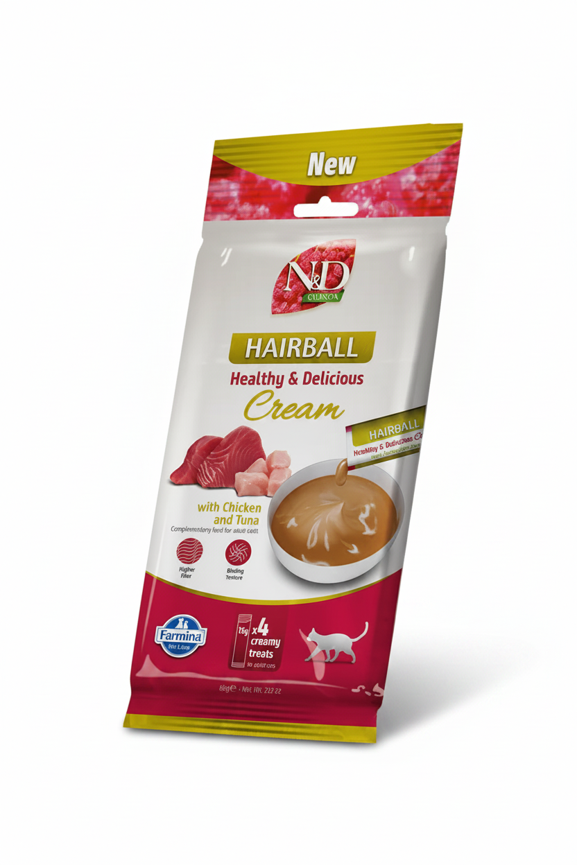 Farmina N&D Quinoa Cat Hairball Cream 60g