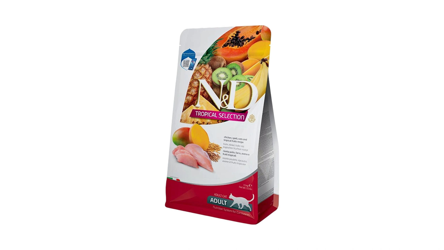 N&D Tropical Cat Food Chicken 1.5kg