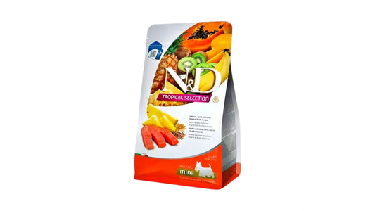 N&D Tropical Selection Grain-Free Dry Dog Food Salmon Mini breed 1.5kg