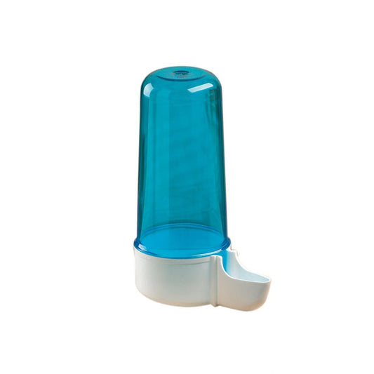 Firenze 200ml Bird Siphon Drinker – Blue Transparent Water Bottle for Caged Birds