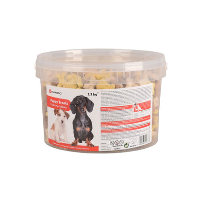 Flamingo Crunchy Puppy Biscuits | Chicken Dog Treats 1.3kg
