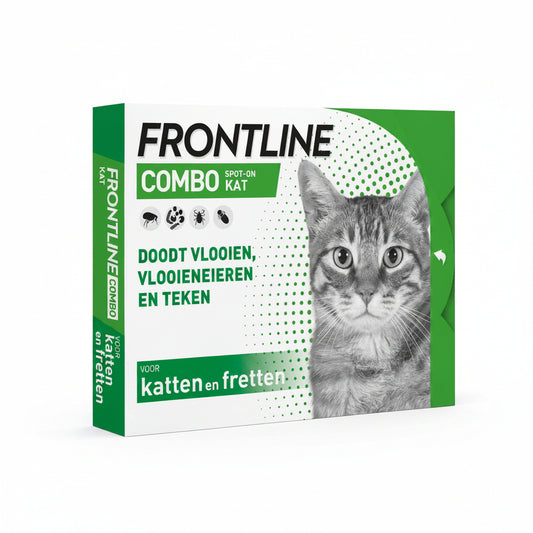 Frontline Combo Cat Flea & Tick Spot-On Treatment 6 Pipettes