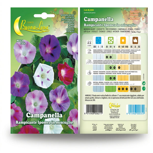 Hortus Climbing Morning Glory Mix Seeds – Ipomoea product image