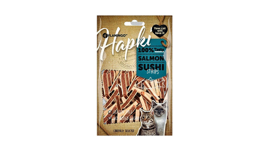 Hapki Salmon Sushi Strips Cat Treat 85G