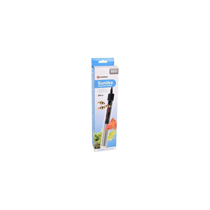 Heater Sunsilk Black Aquarium Heater 50w 4cmx5cmx26.5cm
