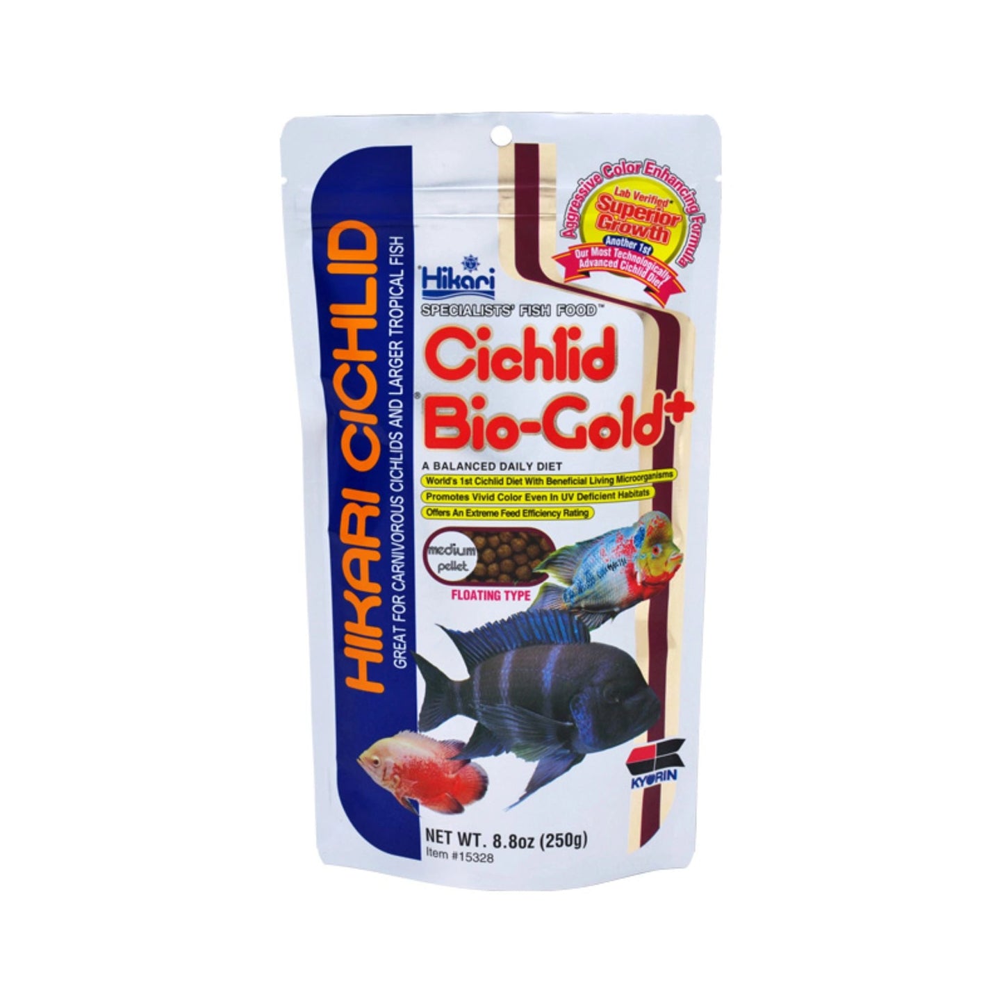 Hikari Cichlid Bio Gold Plus Medium Floating Type 250g