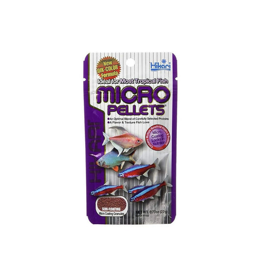 Hikari Micro Pellets 80g Premium Tropical Fish Food for Small Fish