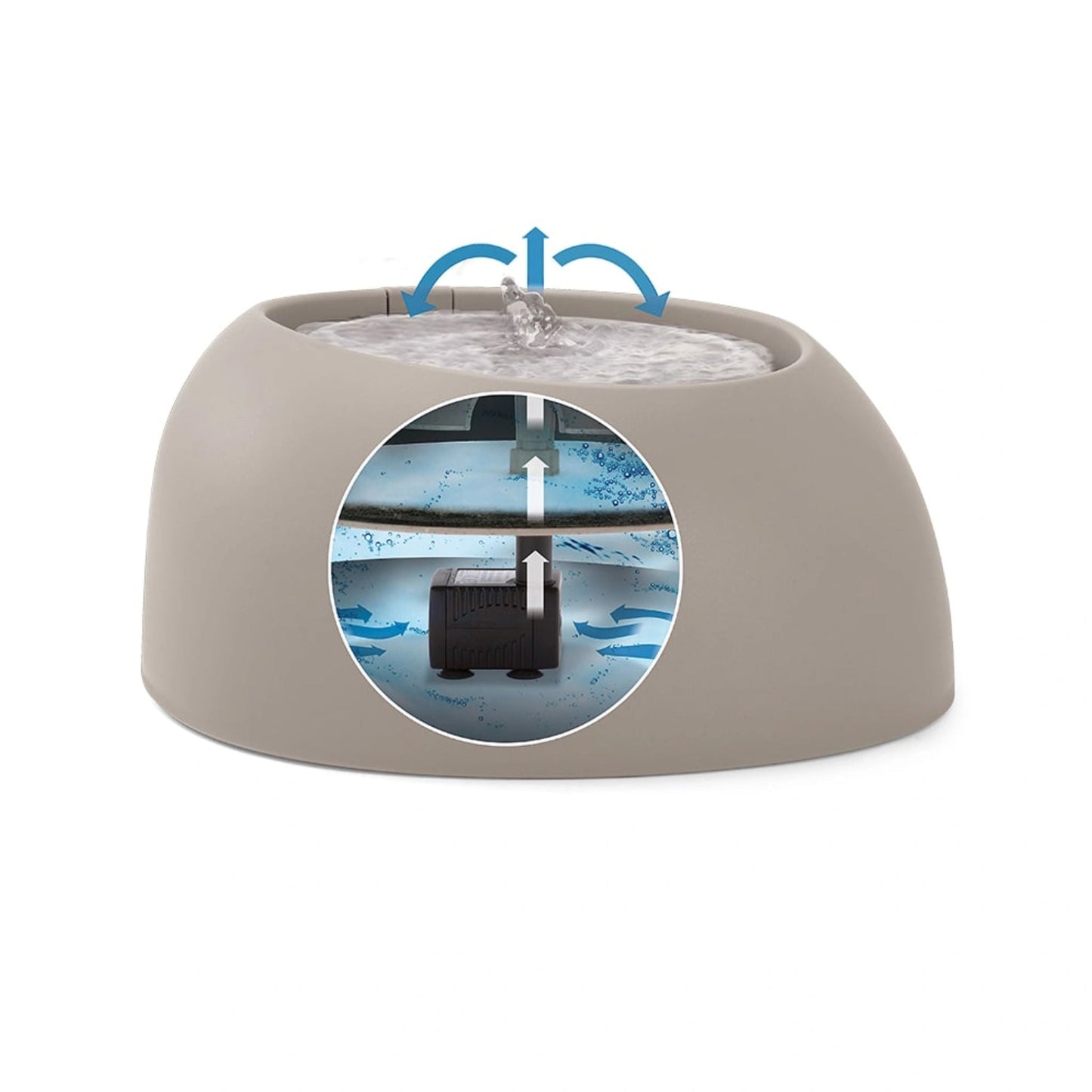 Imac Pet Water Fountain 220V Tortora - Cat & Dog