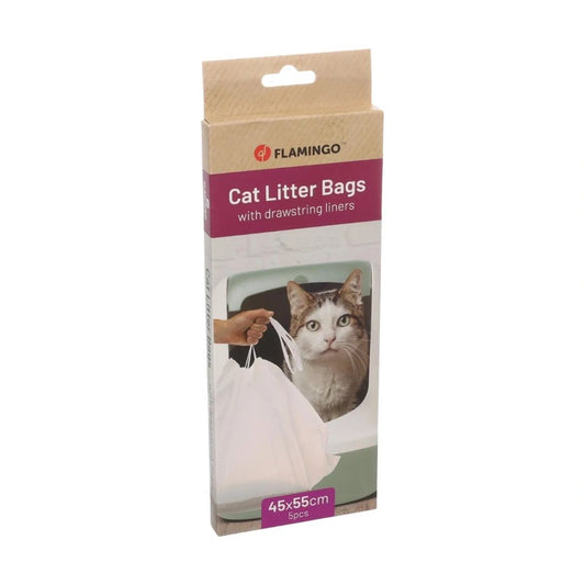 Jumbo Cat Litter Tray Liners / Bags (5 Pieces) 45x55cm