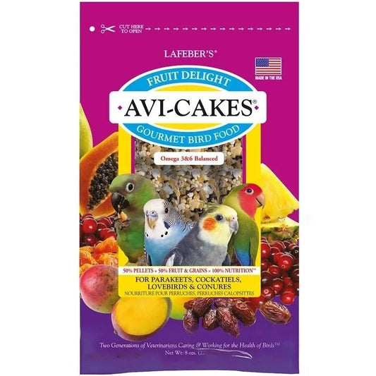 Lafeber Avi-Cakes Fruit Delight - Large Parakeets 227 grams