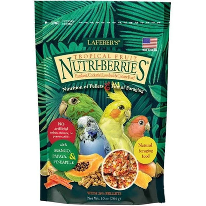 Lafeber Nutri-Berries Tropical Fruit - Large Parakeets 284 grams