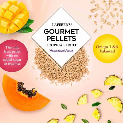 Lafeber Tropical Fruit Gourmet Pellets Large Parakeets 567 grams