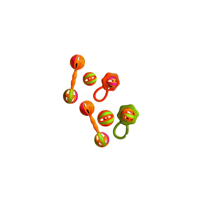 Large Parrot Plastic Bell Ball Chew Toys – 3pcs Set (Random) Bird - Parrot Toy