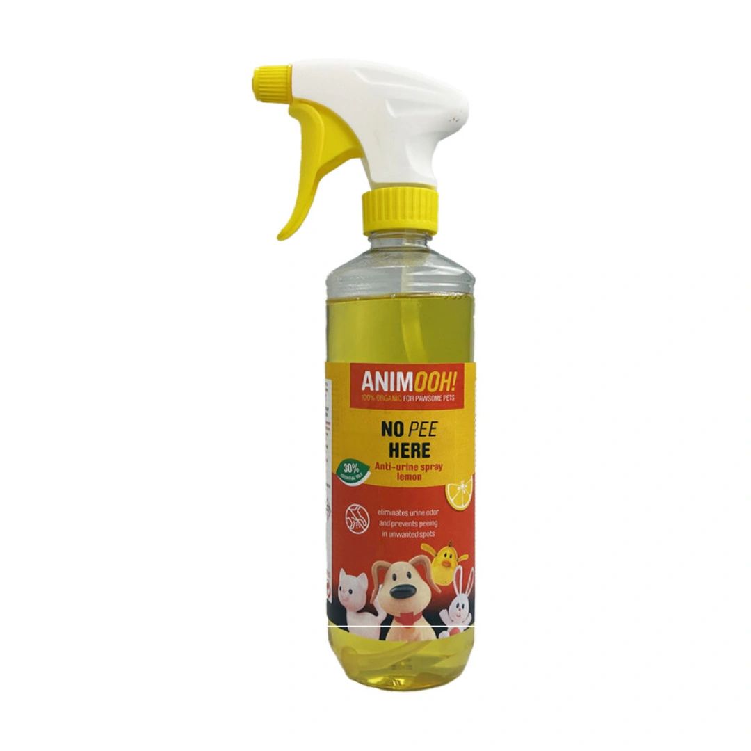 NO PEE HERE Lemon - Natural Dog & Cat Urine Odour Eliminator & Repellent (500ml)