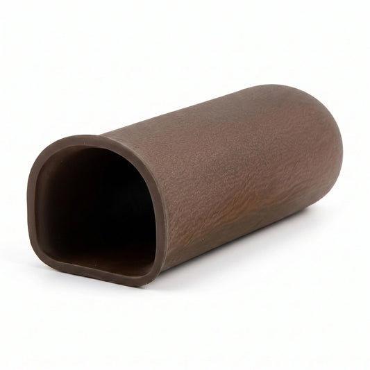 Natural Aquascape Ceramic Pleco Breeding Tunnel & Fish Hiding Place - Large (Dark Brown)