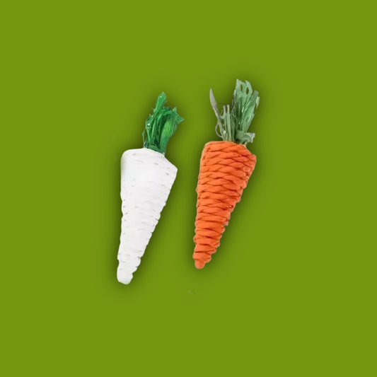 Natural Radish Chew Toy for Rabbits & Rodents | Dental Chew for Guinea Pigs, Hamsters & Chinchillas