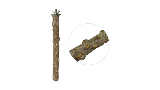 Natural wood small Bird perch 15cm