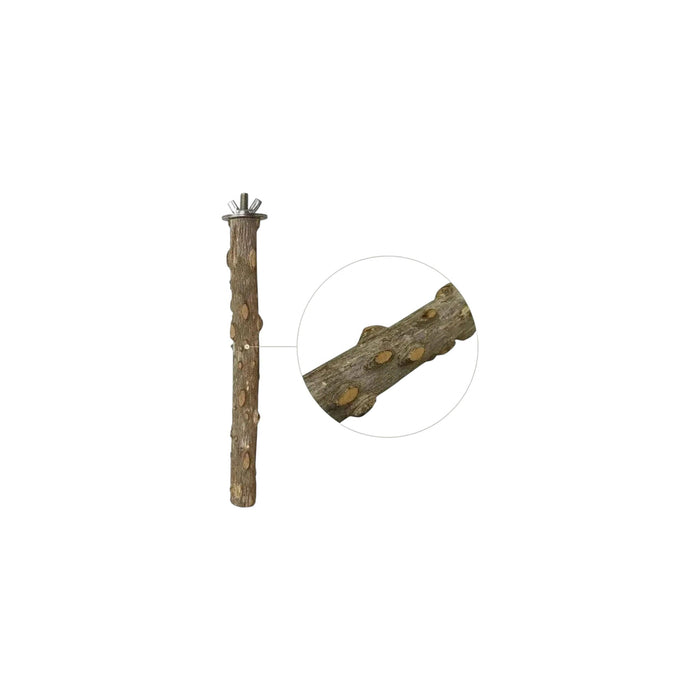 Natural wood small Bird perch 15cm