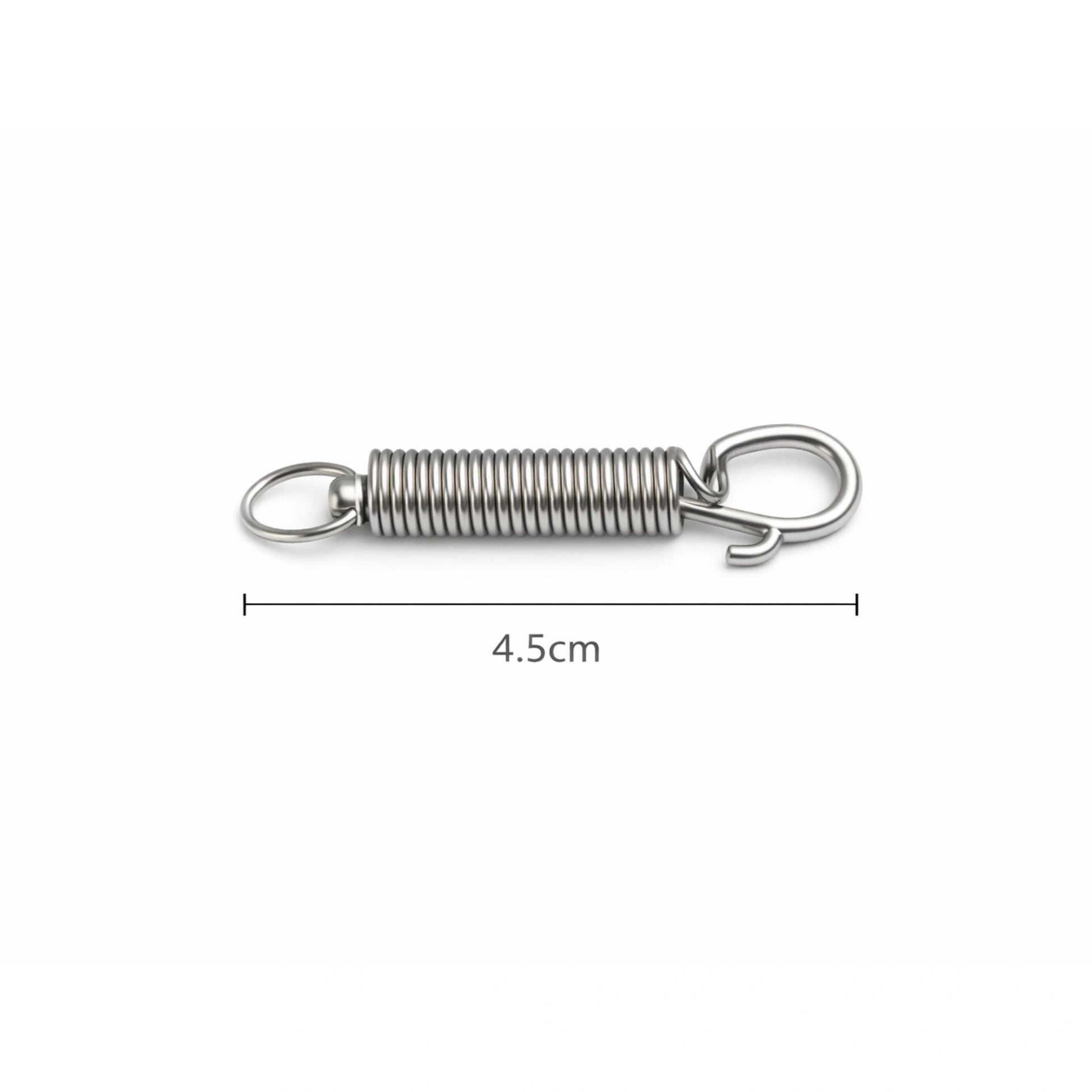 Non Rust Metal Cage Door Spring Hook – 4.5cm Safety Lock Clip for Parrot & Small Animal Cages 1pc