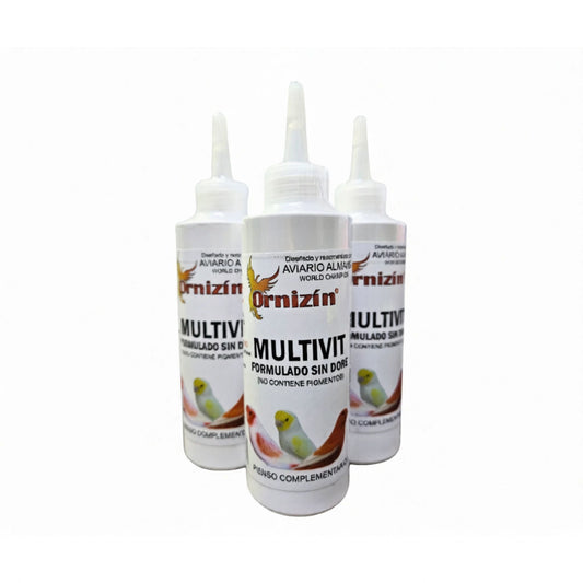 Ornizin Multivit SinDorè Liquid Vitamins - Complete Bird Health Supplement (No-Dore) 160ml