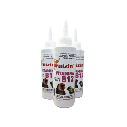 Ornizin Vitamina B12 Liquid Supplement - Essential Energy & Recovery for Birds 160ml